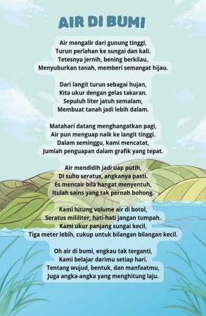 Cover Puisi Pelangi Diujung Langit