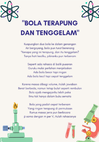 Cover Puisi Bola Ajaib di Air