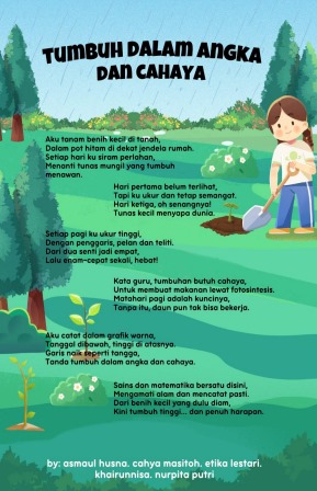 Cover Puisi Pelangi Diujung Langit